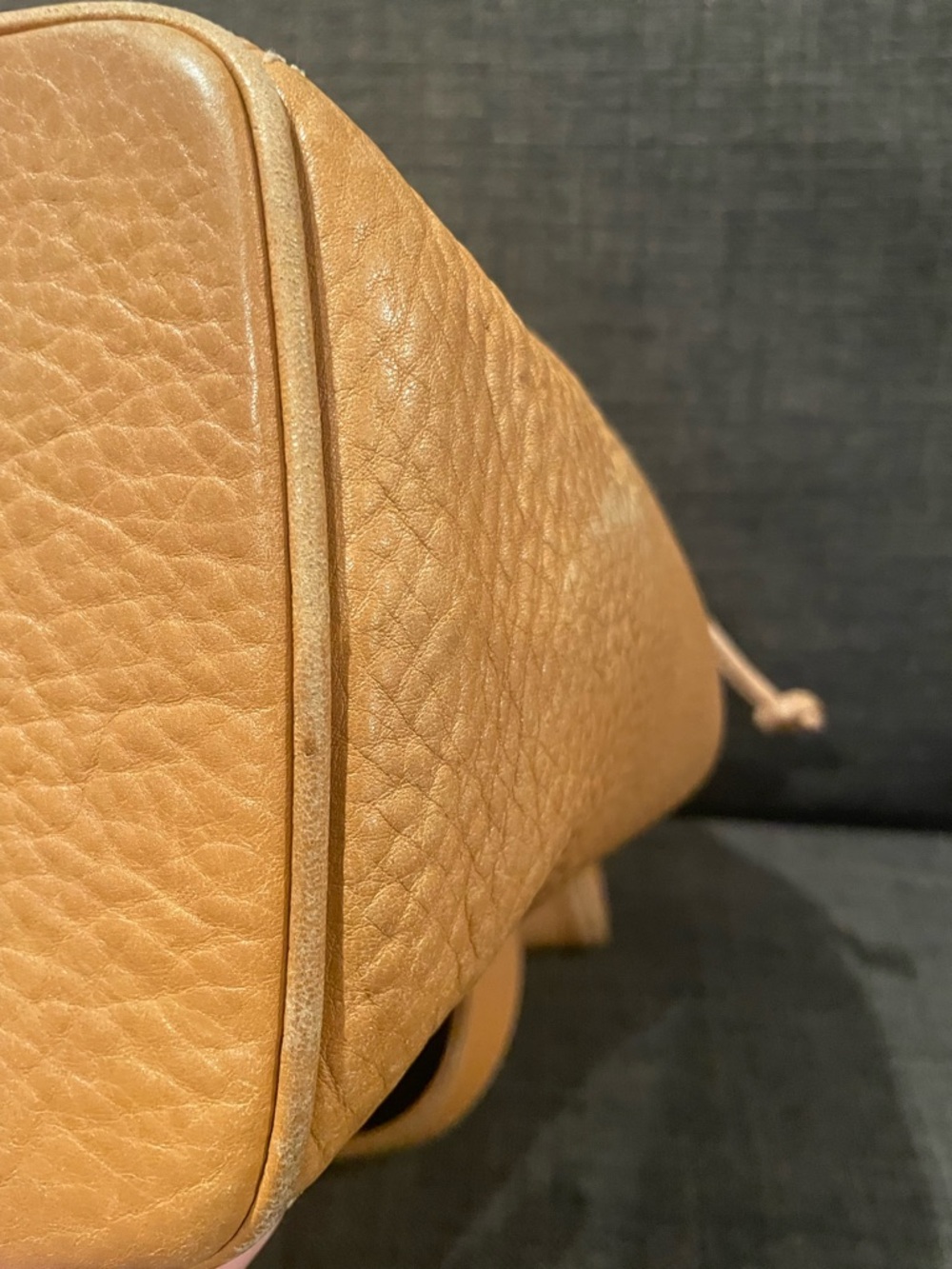 Vintage, Made in Italy, Coach Sonoma small backpack in pebbled leather. #4911. - Picture 8 of 16